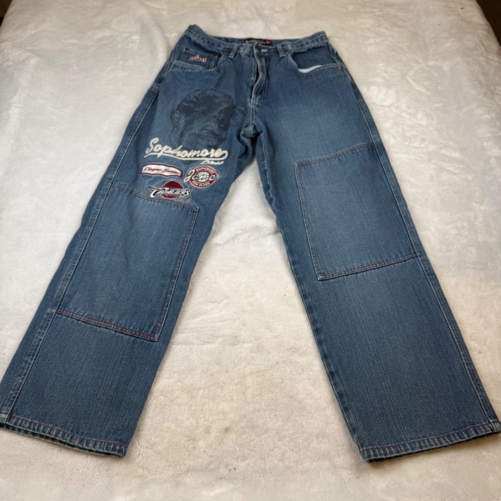 UNK Denim NBA LeBron James Cleveland Cavaliers Sophomore Class Jeans Blue 32x30